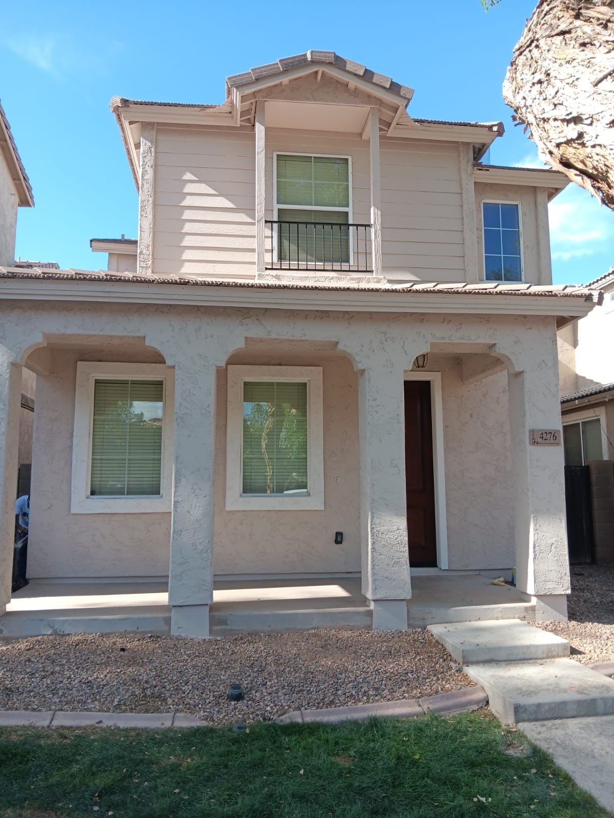 Gilbert home exterior after painting