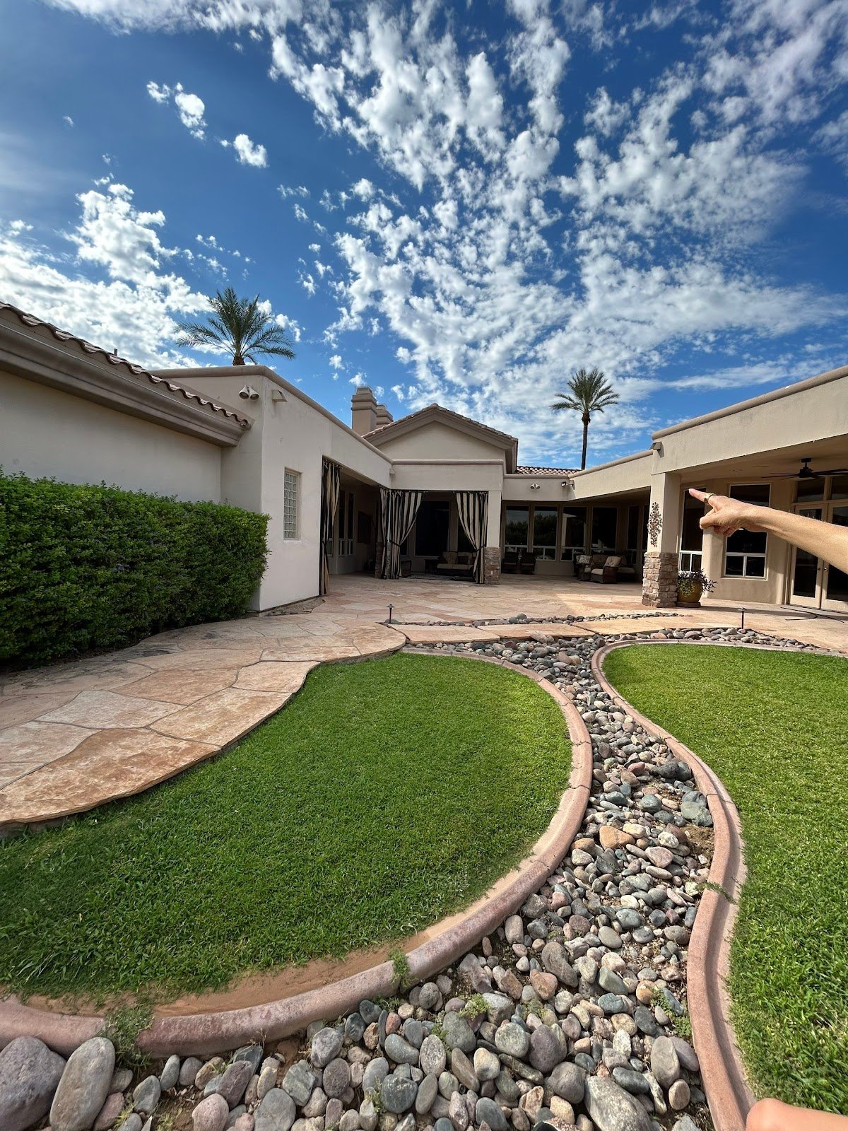 Scottsdale home exterior before painting