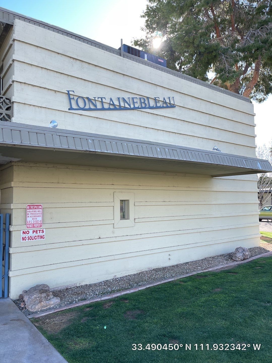 HOA multi-family exterior before painting - Phoenix, AZ